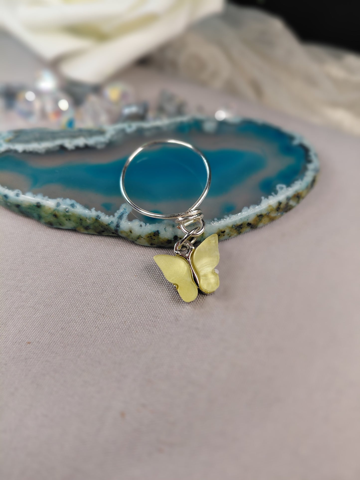 One of A Kind Charm Rings-Size 10