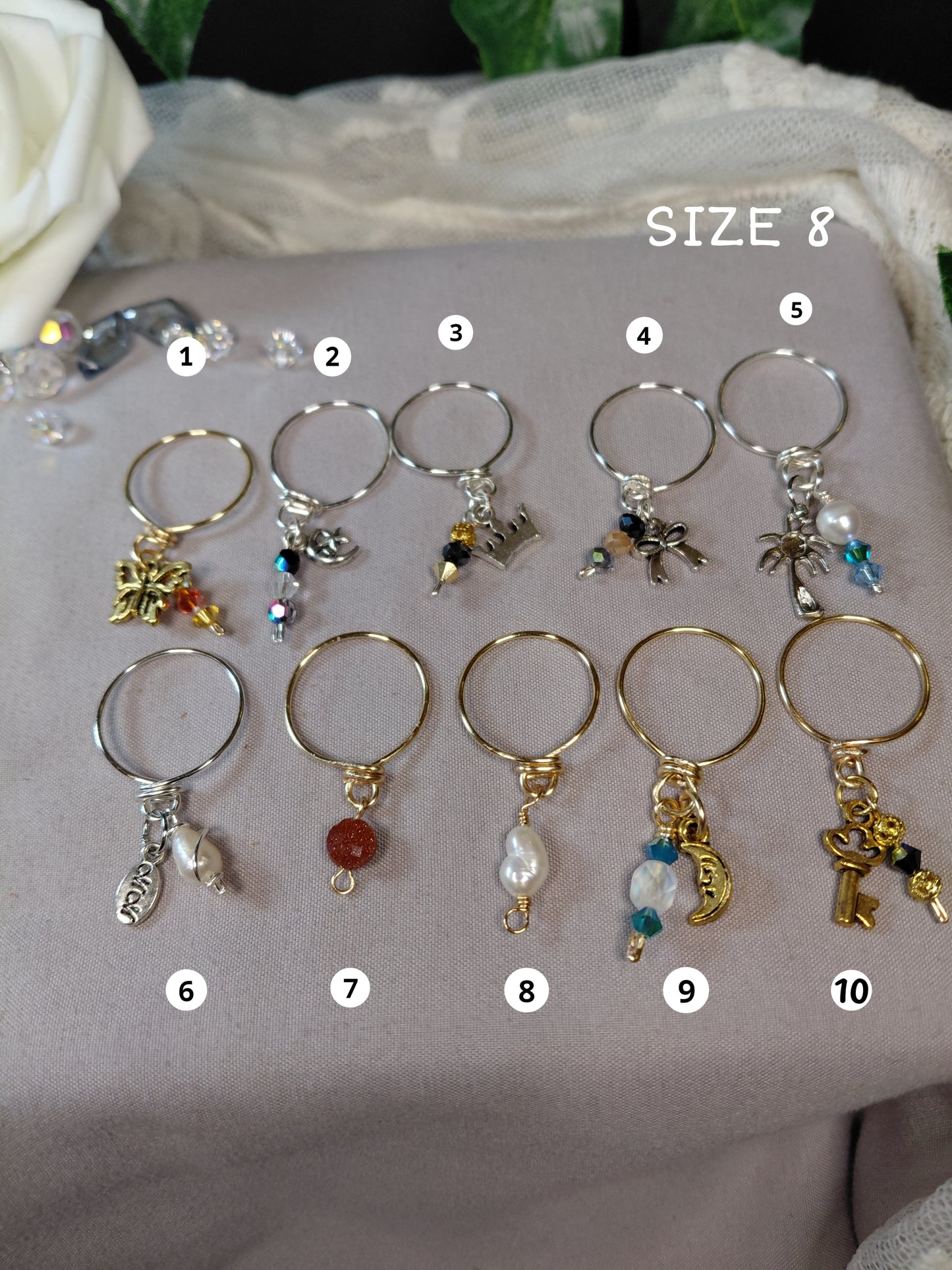 One of A Kind Charms- Size 8
