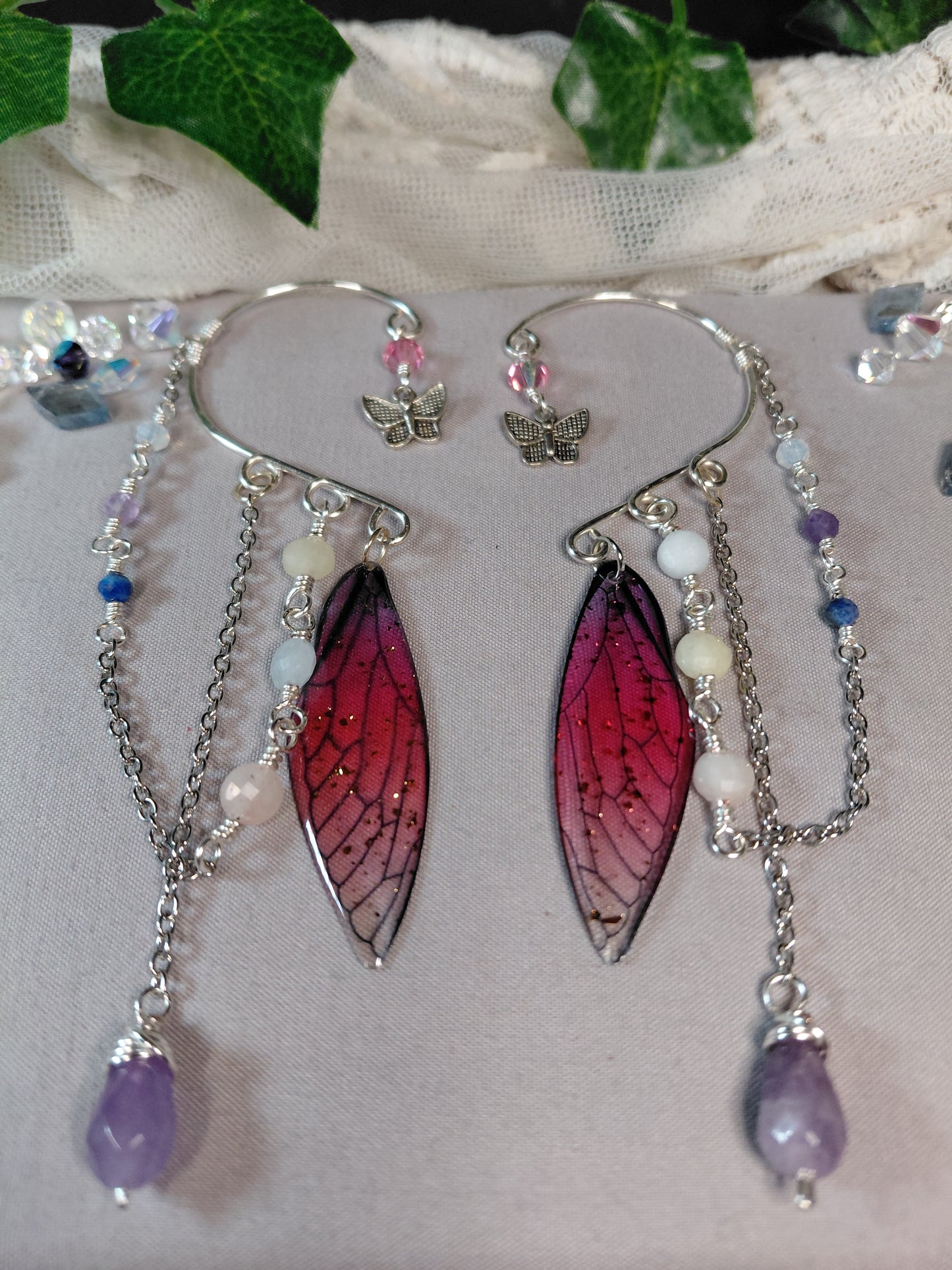 Butterfly Wing Earcuffs