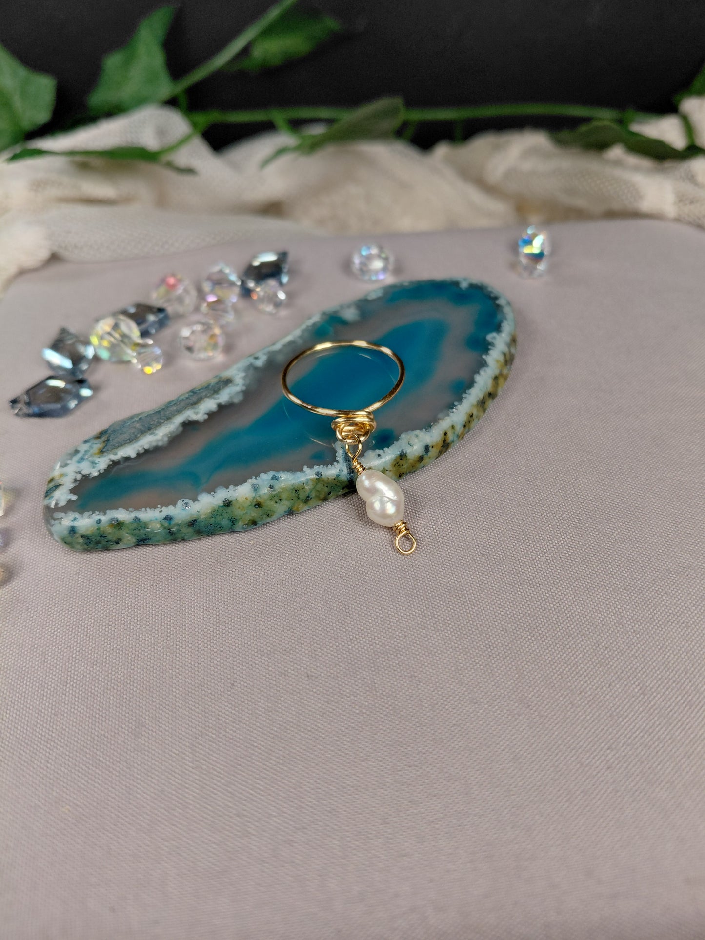 One of A Kind Charm Rings-Size 5