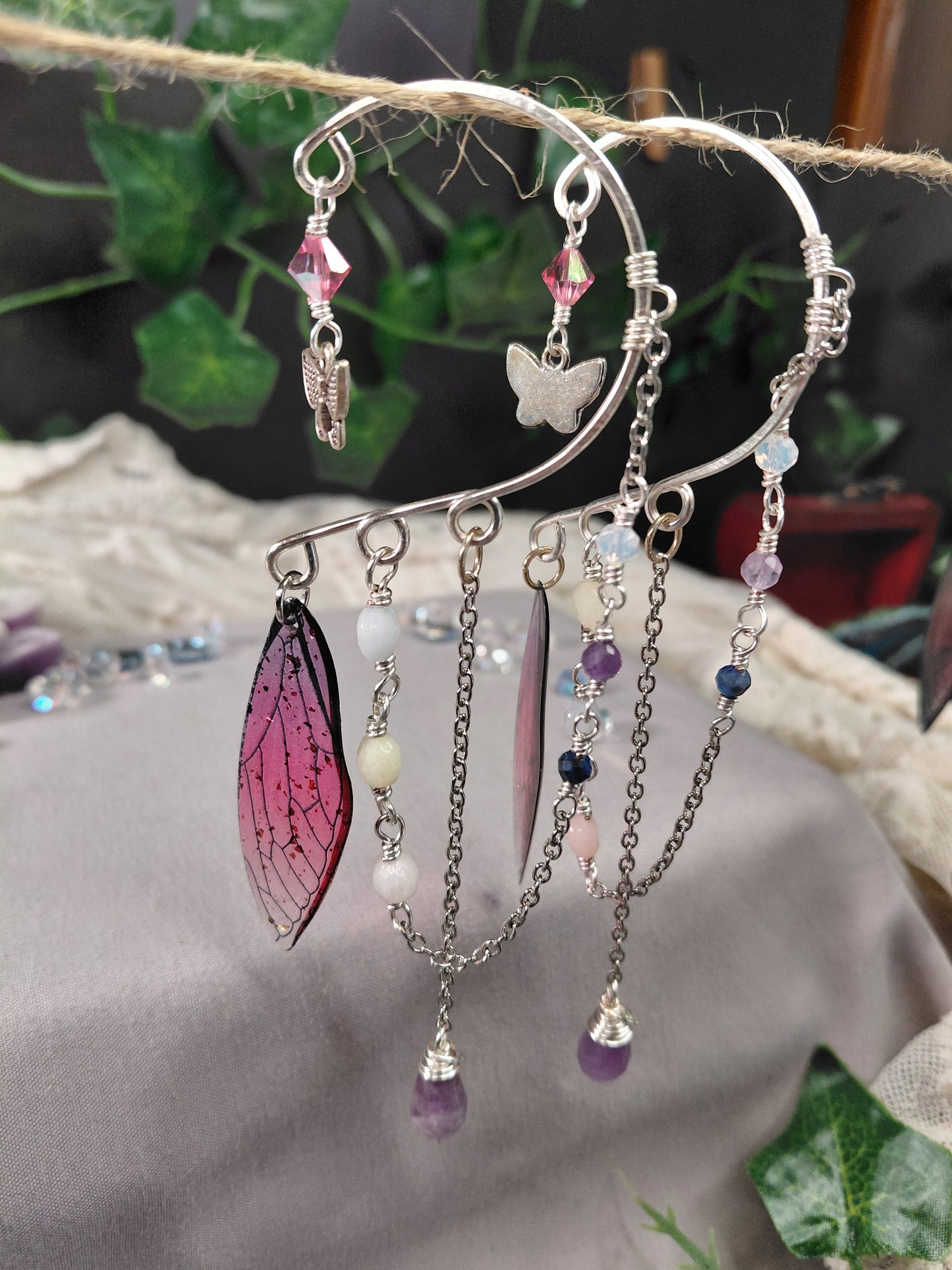 Butterfly Wing Earcuffs