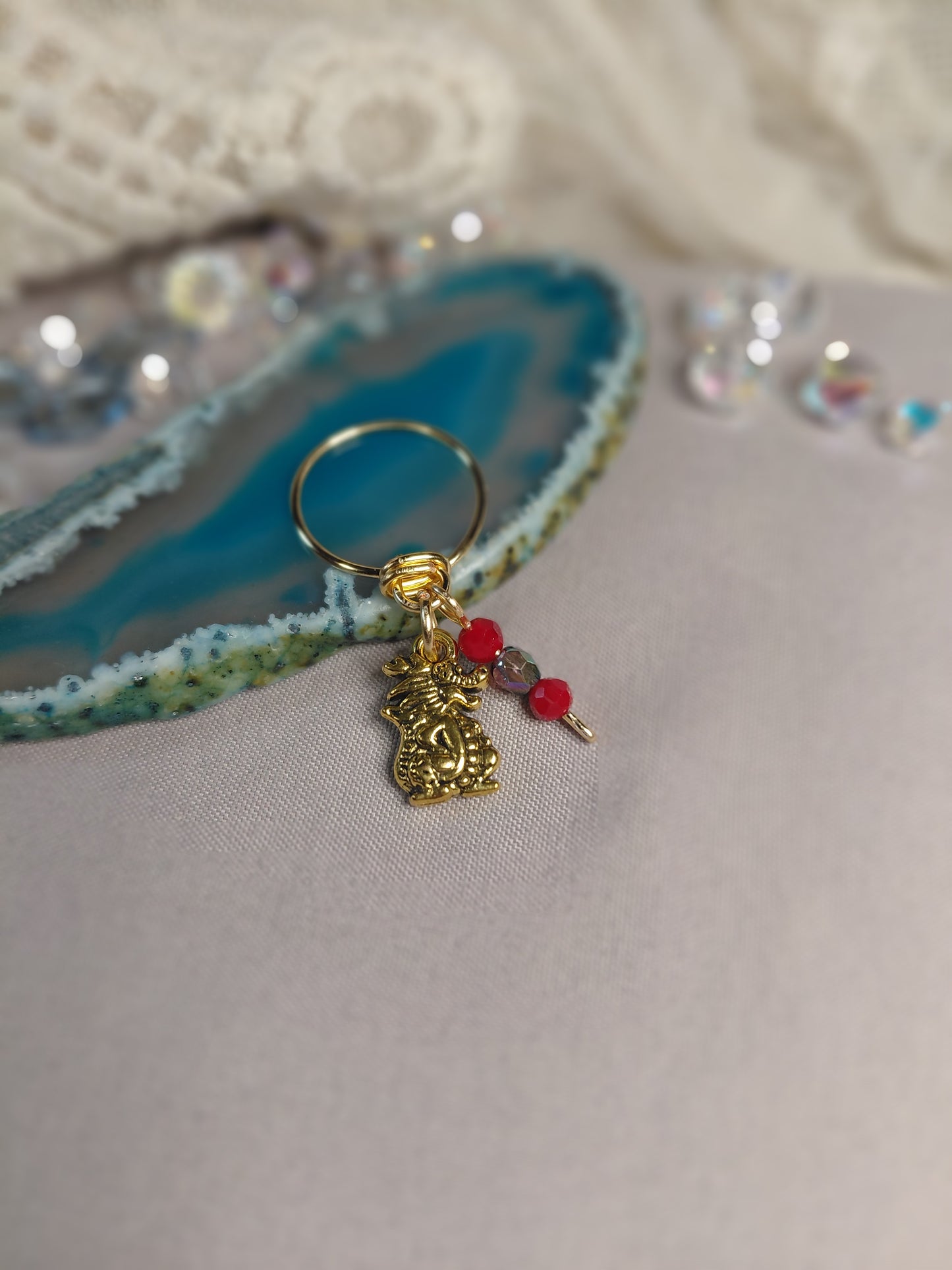 One of A Kind Charm Rings-Size 5