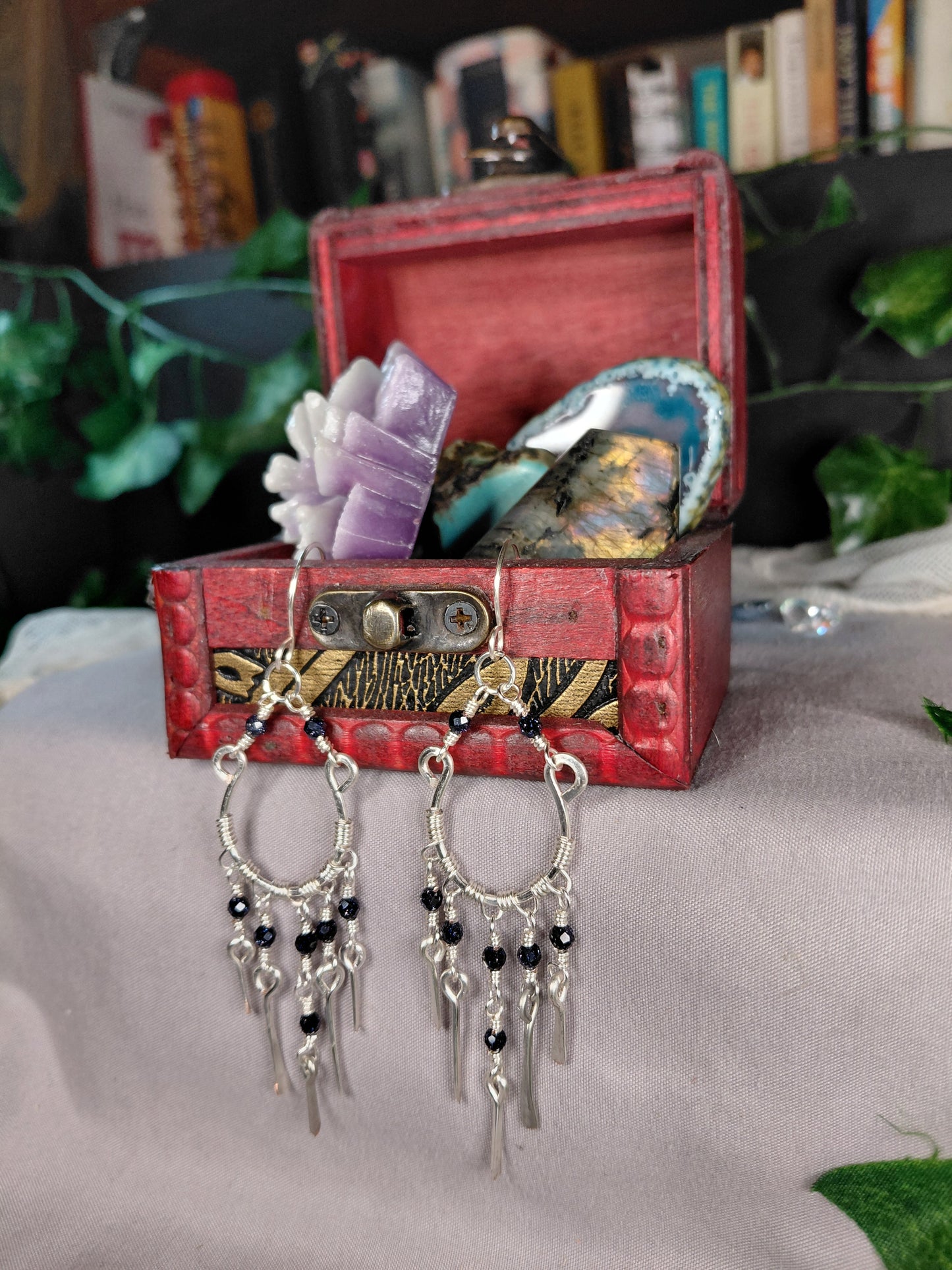 Crystal Cascade Chanelier Earrings