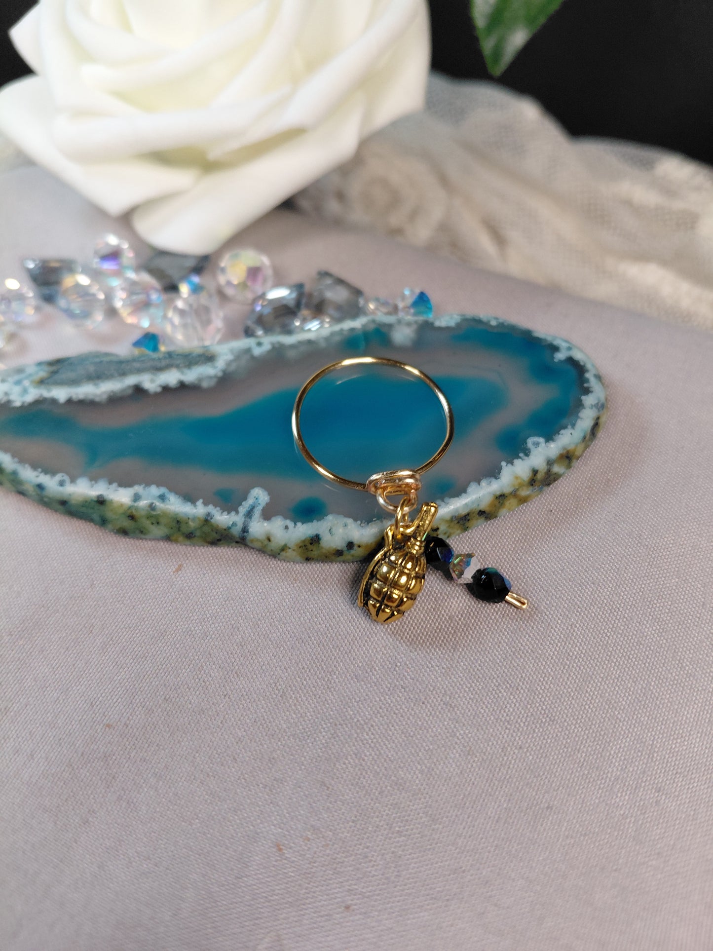 One of A Kind Charm Rings- Size 9