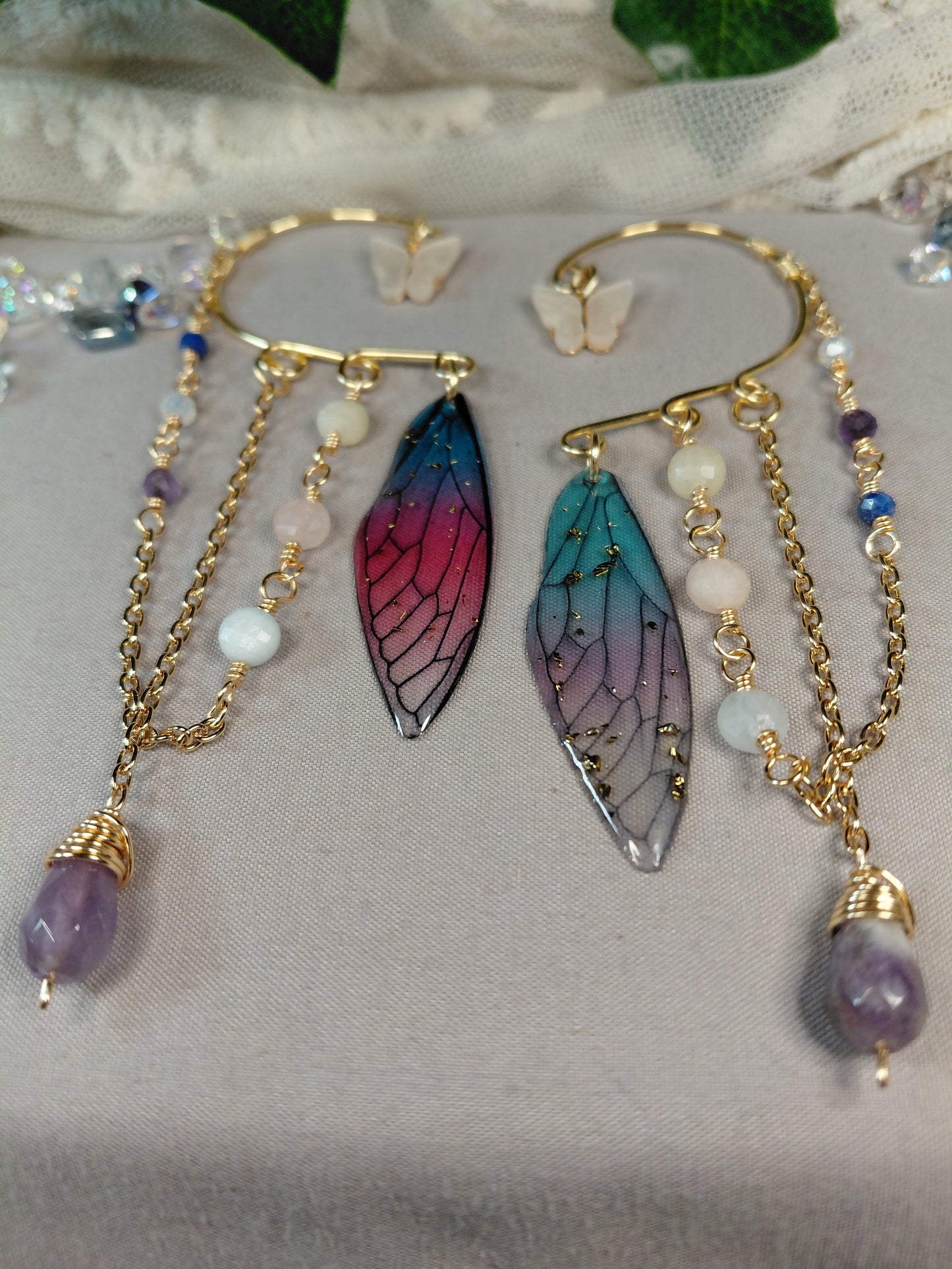 Butterfly Wing Earcuffs