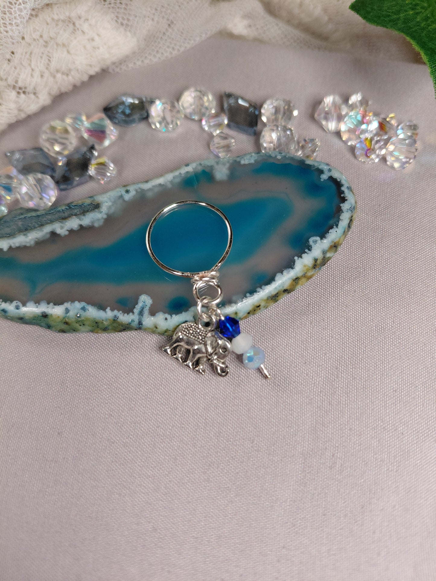 One of A Kind Charm Rings-Size 5