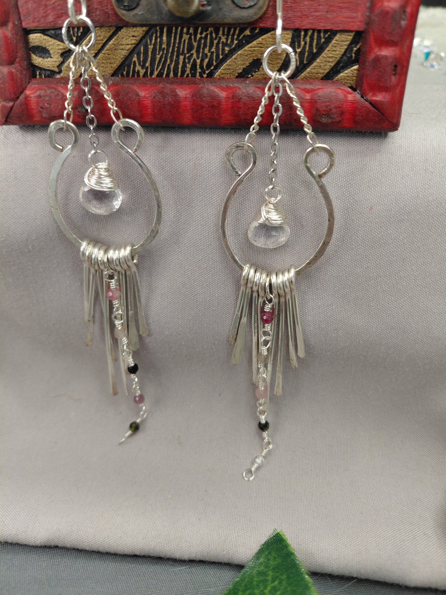 Living Water chandelier earrings