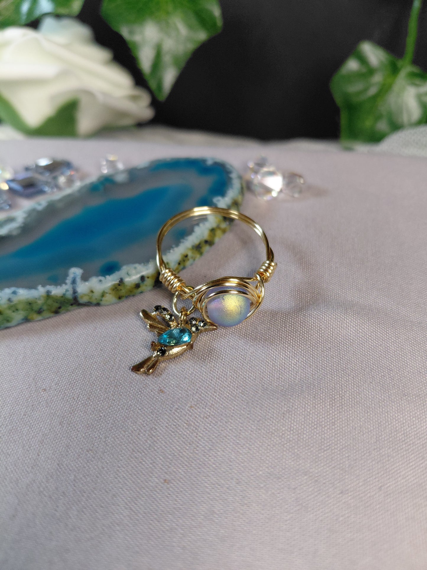 One of A Kind Charm Rings- Size 11