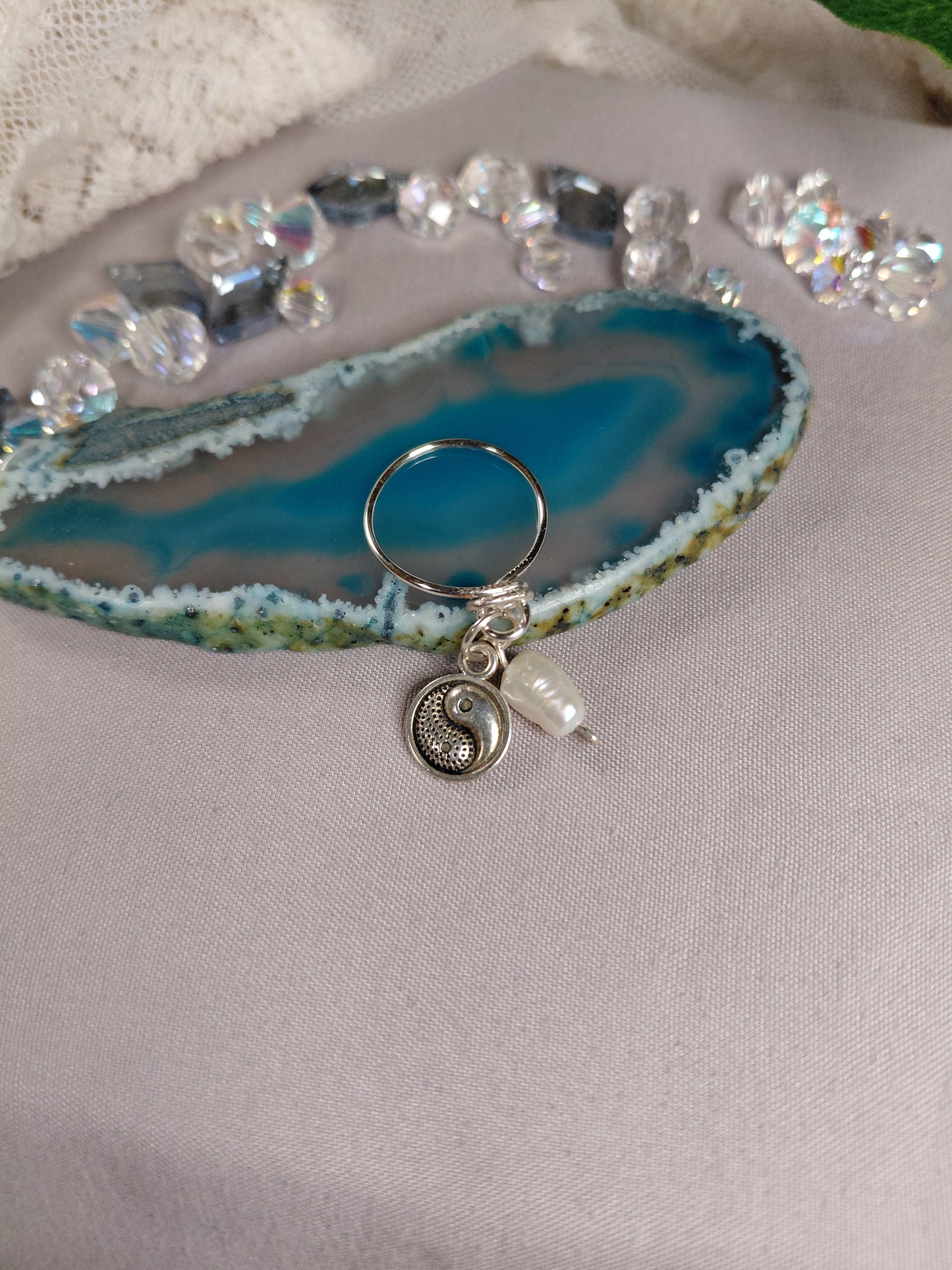 One of A Kind Charm Rings-Size 5