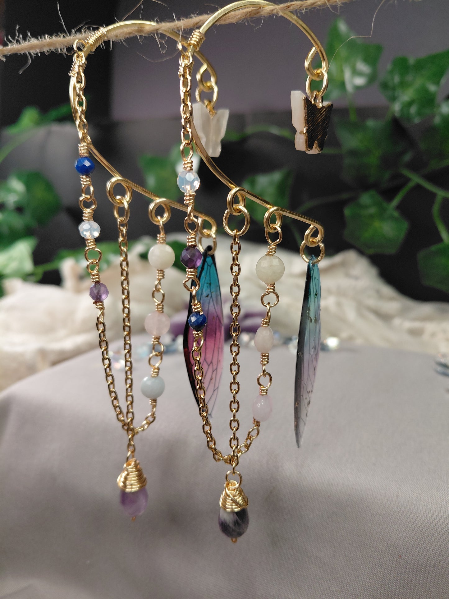 Butterfly Wing Earcuffs