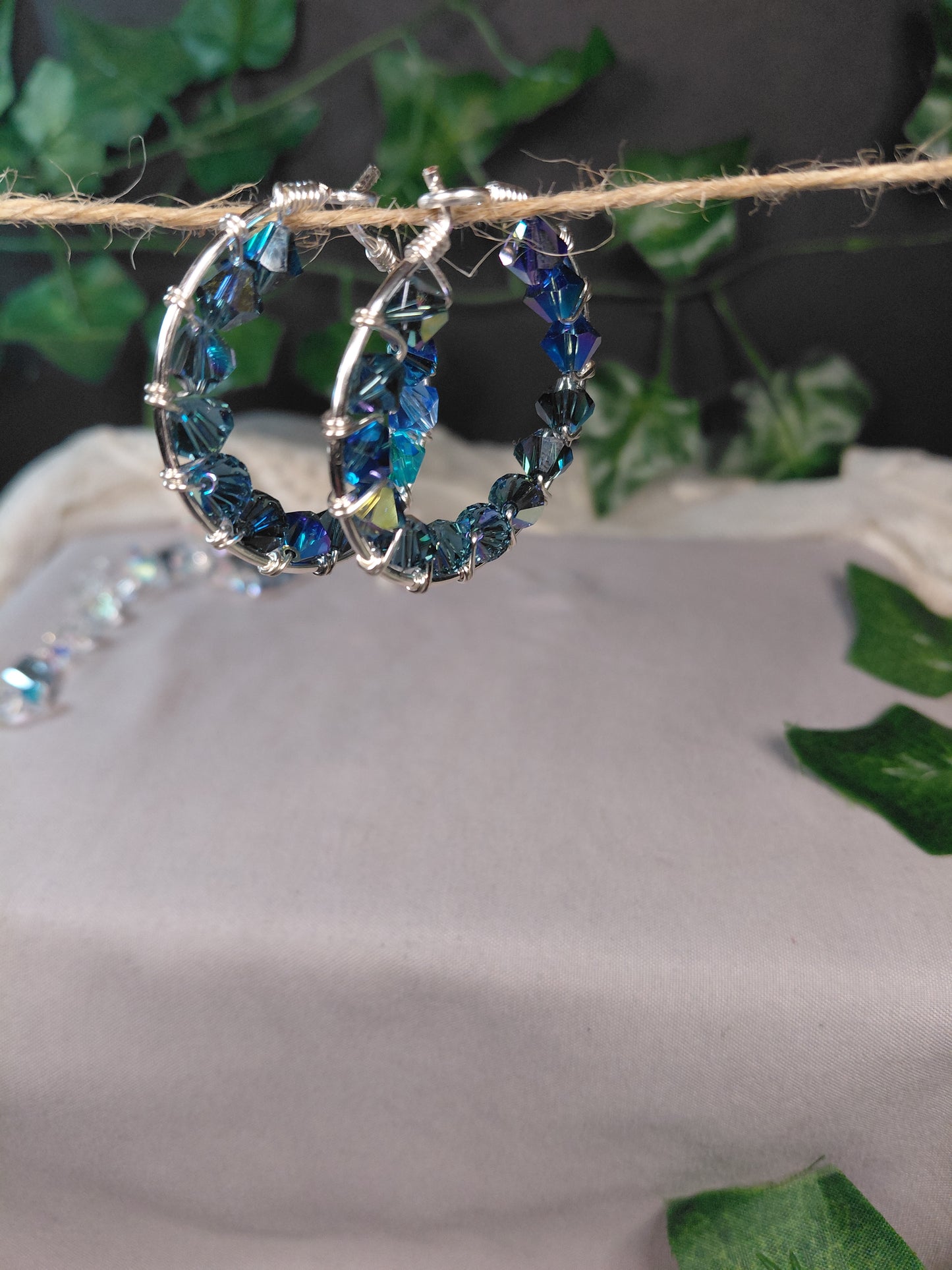 Frosted Radiance Hoops