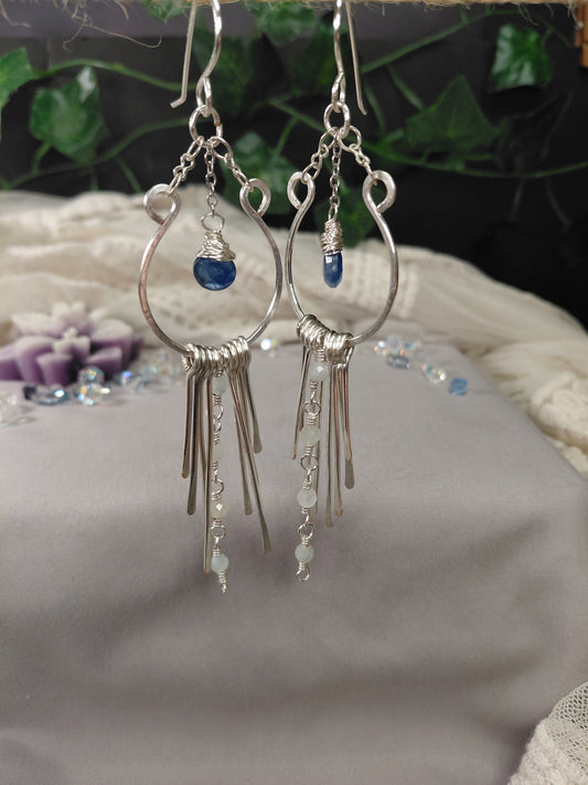 Living Water chandelier earrings