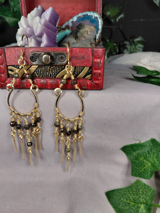 Crystal Cascade Chanelier Earrings